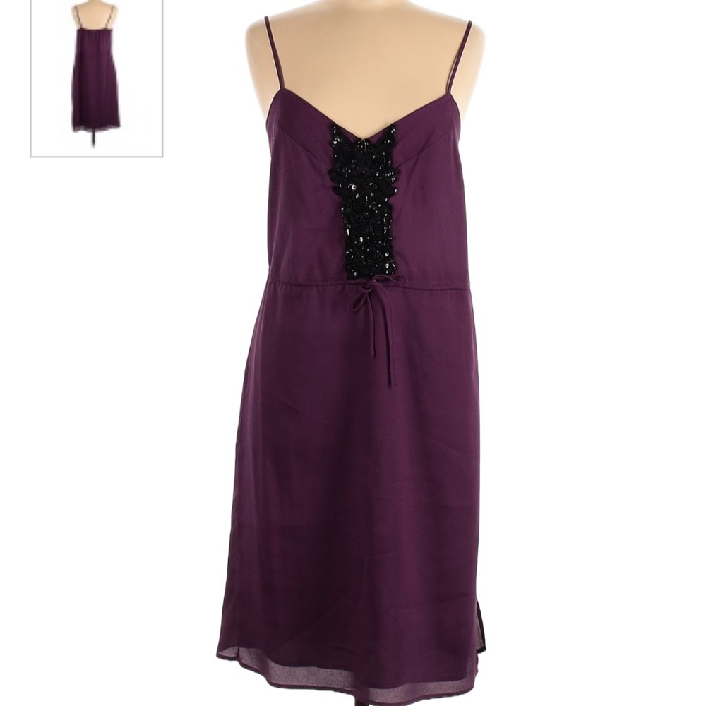 Twelfth Street By Cynthia Vincent Purple Cocktail Dress Large